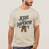 キリストの仕事、大工のイエス Tシャツ (正面)