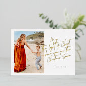 キリストの光があなたに輝きますように 箔シーズンカード (立ち正面)