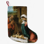キリストの出生 スモールクリスマスストッキング (正面)