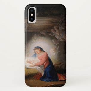 キリストの出生(Vladimir Borovikovsky著) iPhone X ケース