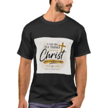 キリストの力で何でもできる Tシャツ