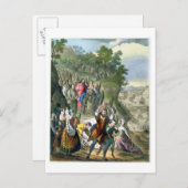 キリストの勝利のエルサレムへの入り ポストカード (正面/裏面)