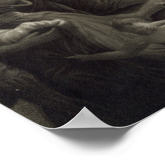 キリストの十字架刑はクレユジグンジェスクリスティー死ぬ ポスター (角)