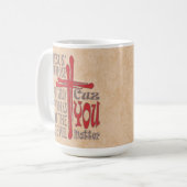 キリストの十字赤血は問わず コーヒーマグカップ (正面左)