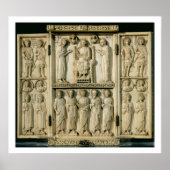 キリストの即位を描いたハーバービル・トリプチチ ポスター (正面)