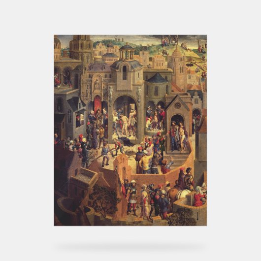 キリストの受難の場面 アクリルサイン (正面)