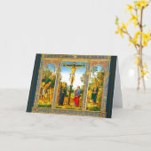 キリストの受難 カード (黄色い花)