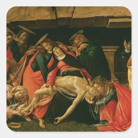 キリストの嘆き1490年 スクエアシール (正面)