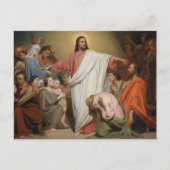 キリストの報酬者の宗教的 ポストカード (正面)