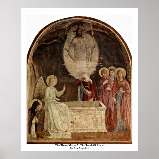 キリストの墓の三人のマリア ポスター (正面)