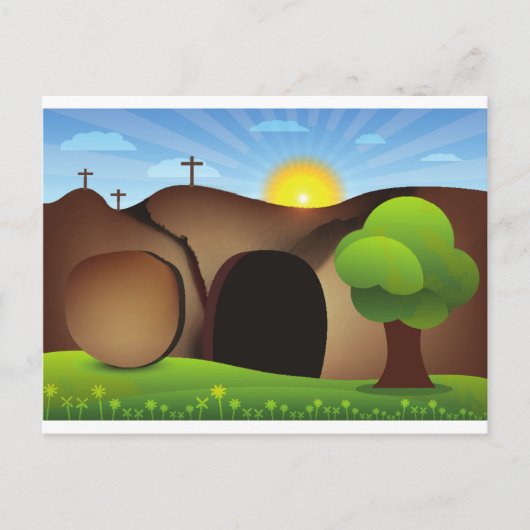キリストの墓 ポストカード (正面)