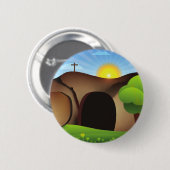 キリストの墓 缶バッジ (正面&裏面)