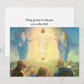 キリストの変容、ヴィンテージ宗教 招待状 (正面/裏面)