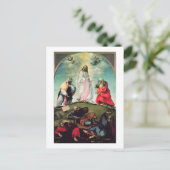 キリストの変容， c.1510-12 (p上の油) ポストカード (スタンド正面)