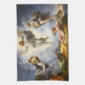 キリストの変容 – Raphaello Sanzio 1520 キッチンタオル (縦)