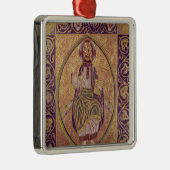 キリストの天恵を描写するプラク メタルオーナメント (右)
