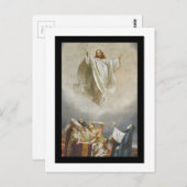 キリストの天昇を apostles が目撃する ポストカード (正面/裏面)