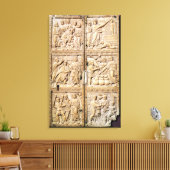 キリストの奇跡を示すディプチチ キャンバスプリント (インサイチュ (リビング))