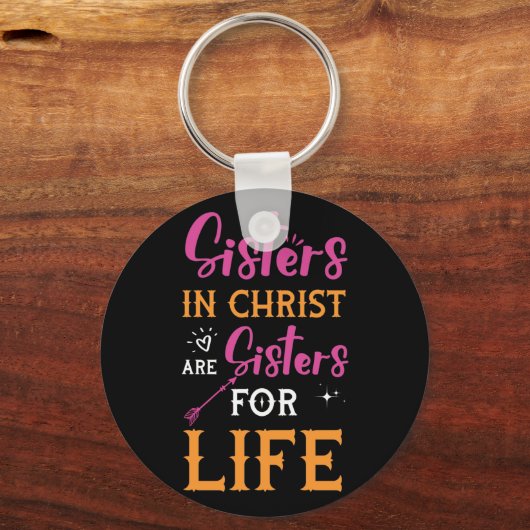 キリストの女の姉妹は生きる姉妹である キーホルダー (正面)