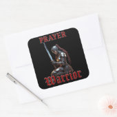 キリストの女戦士2テモテ2:3クリスチャン スクエアシール (封筒)