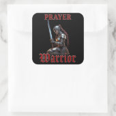 キリストの女戦士2テモテ2:3クリスチャン スクエアシール (バッグ)