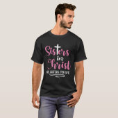 キリストの姉妹は生きる姉妹である Tシャツ (正面フル)