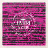 キリストの姉妹 ガラスコースター (正面)