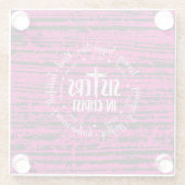 キリストの姉妹 ガラスコースター (裏面)