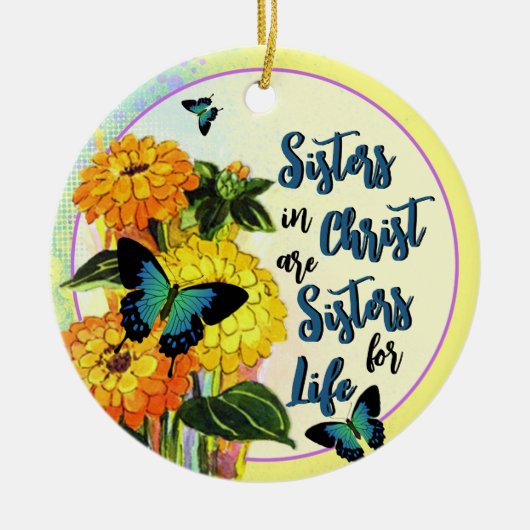 キリストの姉妹 セラミックオーナメント (正面)