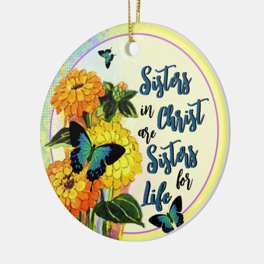 キリストの姉妹 セラミックオーナメント (左)