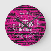 キリストの姉妹 ラウンド壁時計 (正面)