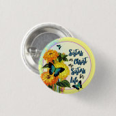 キリストの姉妹 缶バッジ (正面&裏面)