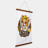 キリストの子として甘いフランス人の子犬 吊り下げ型タペストリー (傾斜あり)