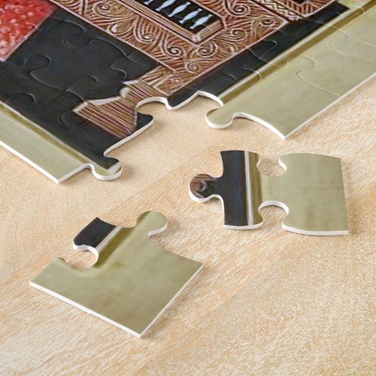 キリストの子と天使のアイコンを持つトートコス ジグソーパズル (側面)