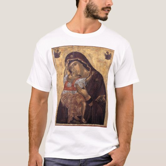 キリストの子供とのTheotokos Tシャツ (正面)