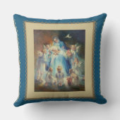 キリストの子供のイエス・キリストの天使の新しいマドンナメリー クッション (裏面)