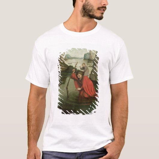 キリストの子供を運ぶSt Christopher Tシャツ (正面)