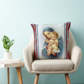 キリストの子供イエス・キリストを持つ賛美された新しい母メリー クッション (椅子)