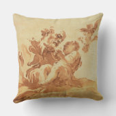 キリストの子供(ペン、インク、bを崇拝しているセントジョーゼフ クッション (裏面)