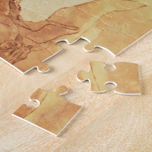 キリストの子供(ペン、インク、bを崇拝しているセントジョーゼフ ジグソーパズル (側面)