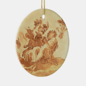 キリストの子供(ペン、インク、bを崇拝しているセントジョーゼフ セラミックオーナメント (右)