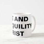 「キリストの平和と静けクラシック」 コーヒーマグカップ (正面右)