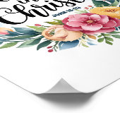 キリストの平和 ボホ キリスト教の幼児用壁アート ポスター (角)