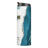 キリストの強み：ヒョウ十字架 タンブラー (回転右)