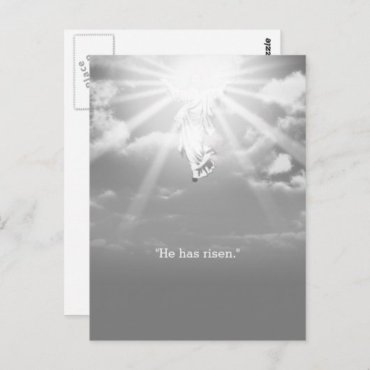 キリストの復活とアセンション天国 ポストカード (正面/裏面)
