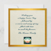 キリストの復活と復活の主日を祝う 招待状 (裏面)