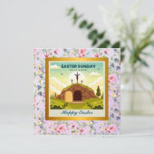 キリストの復活と復活の主日を祝う 招待状 (スタンド正面)