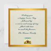 キリストの復活と復活の主日を祝う 招待状 (裏面)