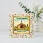 キリストの復活と復活の主日を祝う 招待状 (スタンド正面)