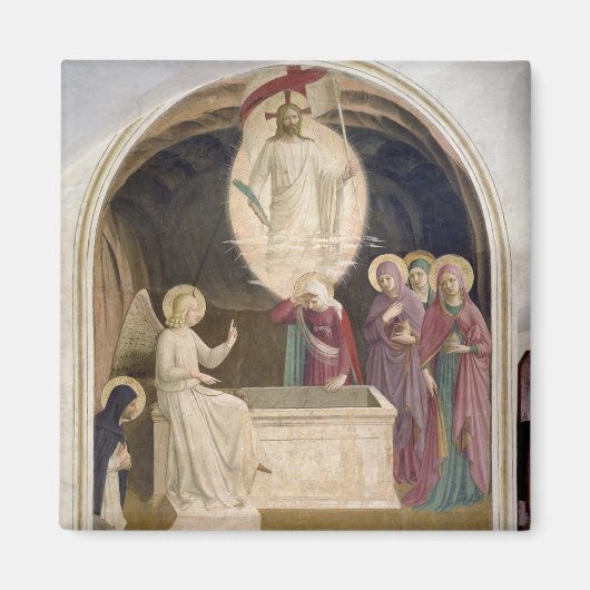 キリストの復活と敬虔な女性たち マグネット (正面)